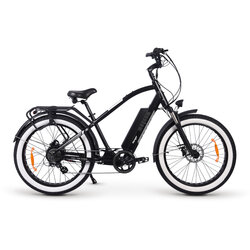 a bicycle parked on the side of the road